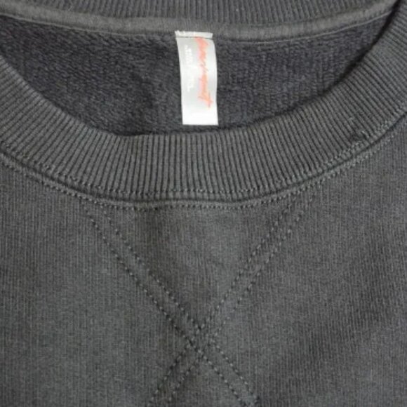 Free People Movement Sweatshirt Tank Pockets Oversized Small Black Logo NEW - Picture 7 of 13